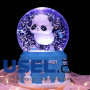 Музыкальный снежный шар "Panda Baby"